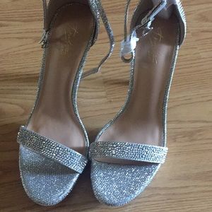 Silver heels